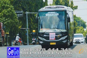 Gege transportasi yogya setra bus hitam terbaru 2017 terbaik sewa jakarta bandung bali surabaya nyaman city tour jetbus interior kunjungan wisata gegetrans busgege