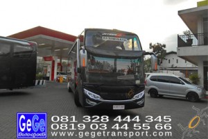 Gege transport yogyakarta bus pariwisata hdd bus hitam terbaru 2017 terbaik jakarta bandung bali lombok surabaya nyaman city tour jetbus interior wisata gegetrans busgege shd
